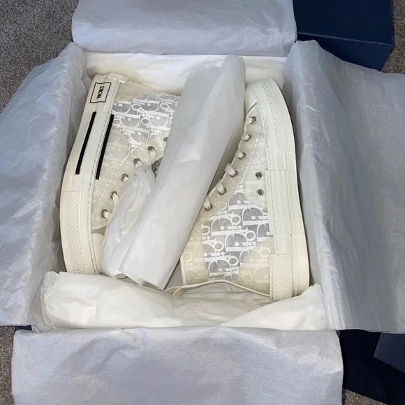 Mens Dior B23 High Top Sneakers size 39 - Picture 3 of 16